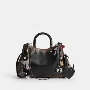 Coach Rogue Bag 31 In Loved Leather With Charms NWT